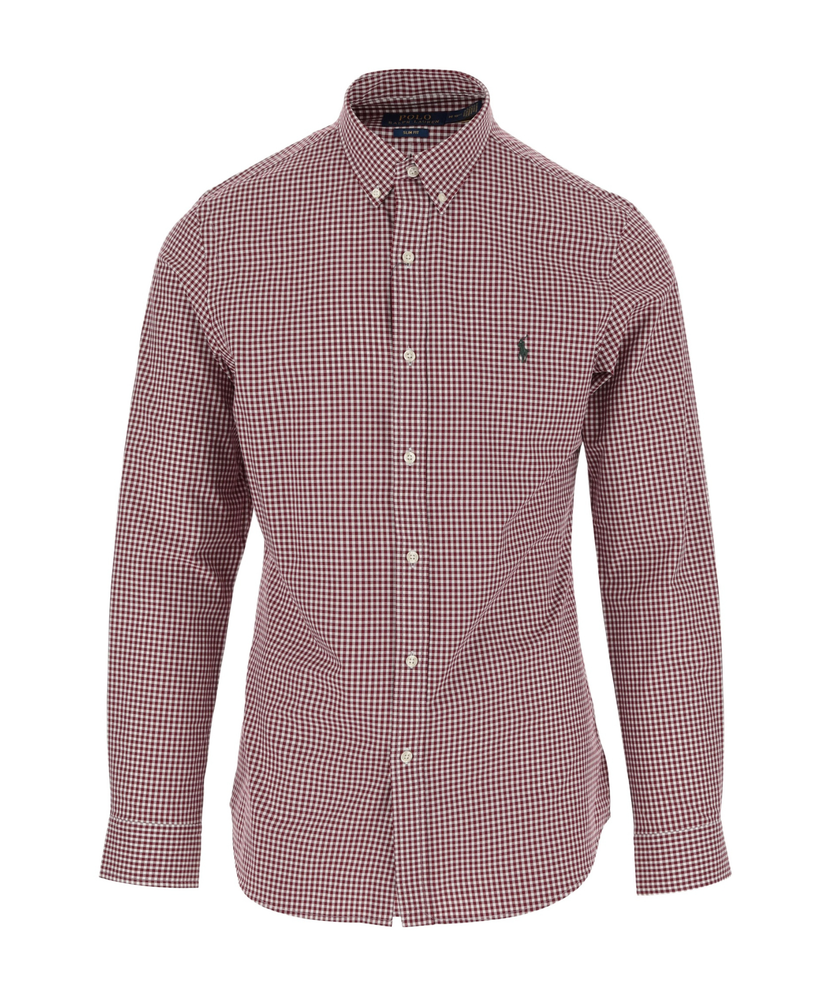 POLO RALPH LAUREN POLO RALPH LAUREN LOGO EMBROIDERED CHECKED SHIRT