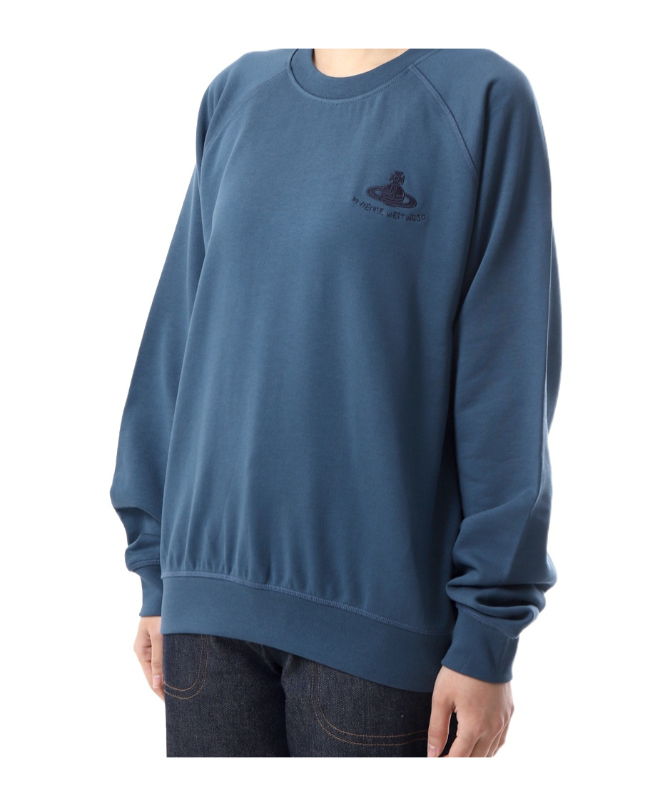 Vivienne Westwood Crew Neck Sweatshirt In Blue