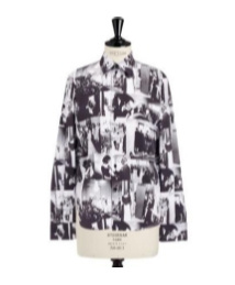 Dior Long-sleeved Shirt In Gray