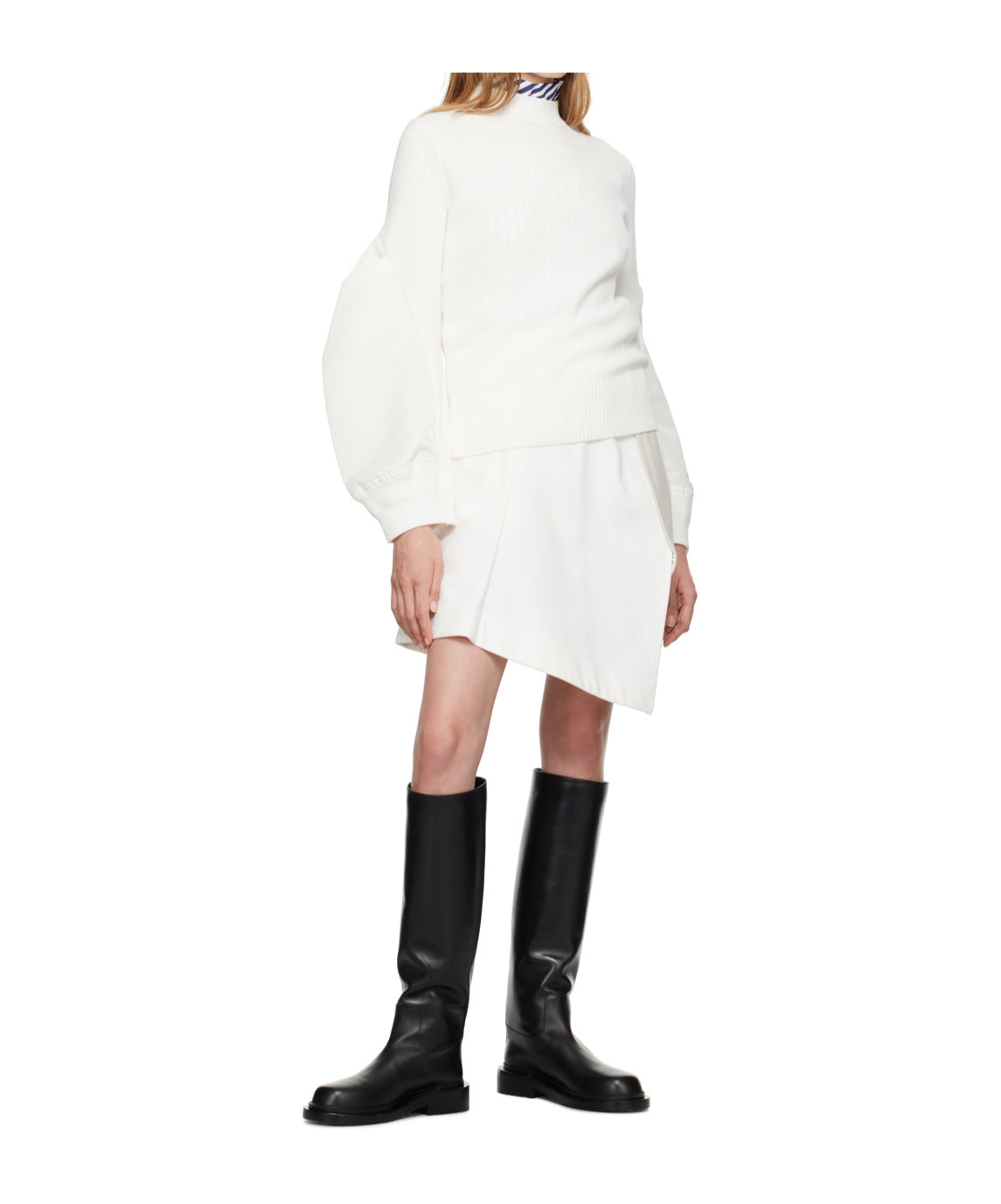 SACAI COTTON SWEATER