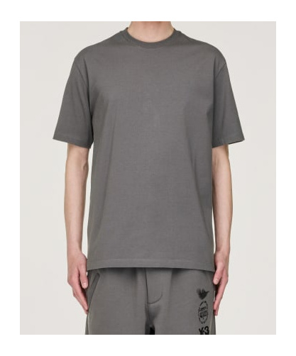 Y-3 Graphic Short Sleeve T-shirt In Gray