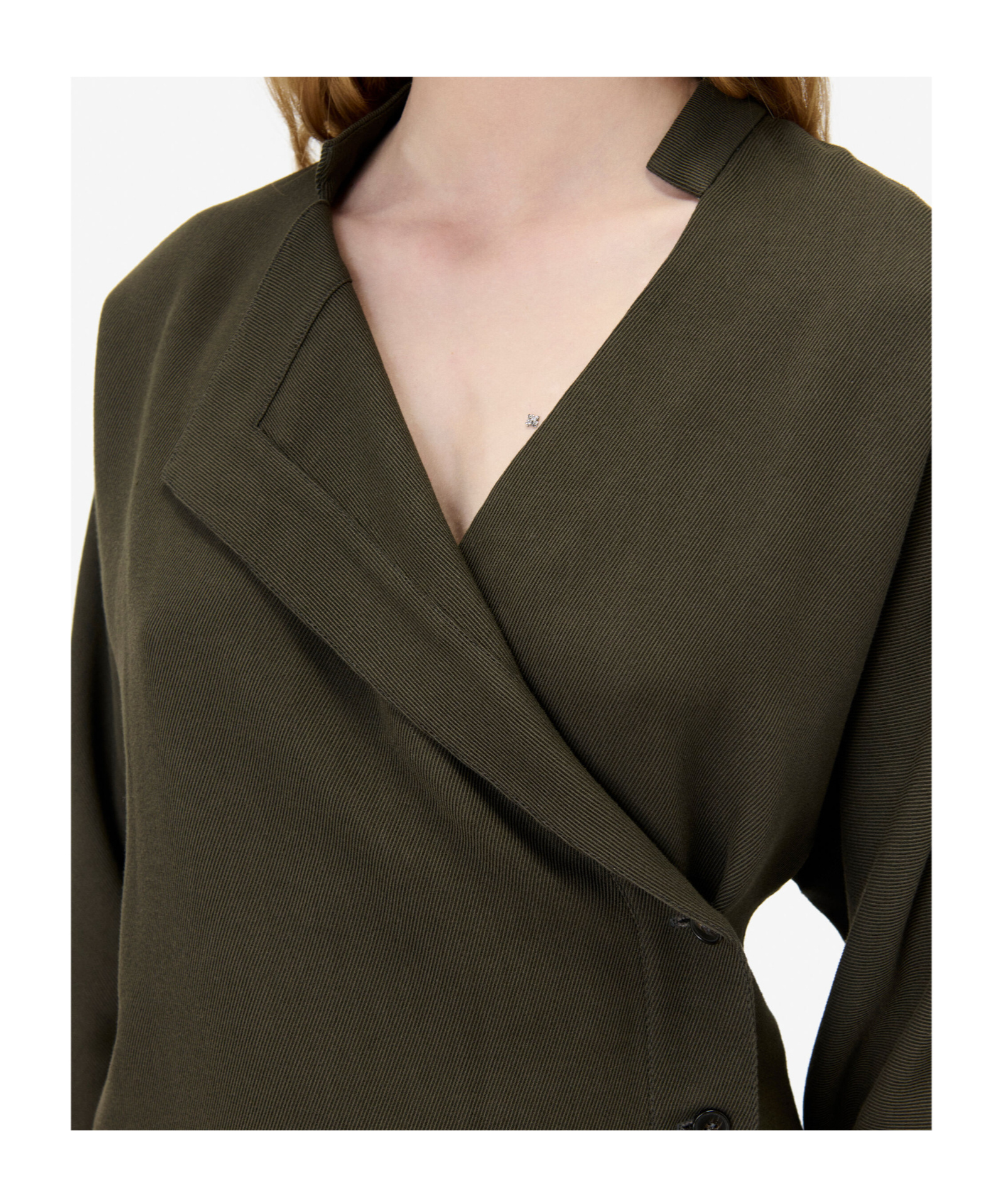 Iro Wrap Top In Black