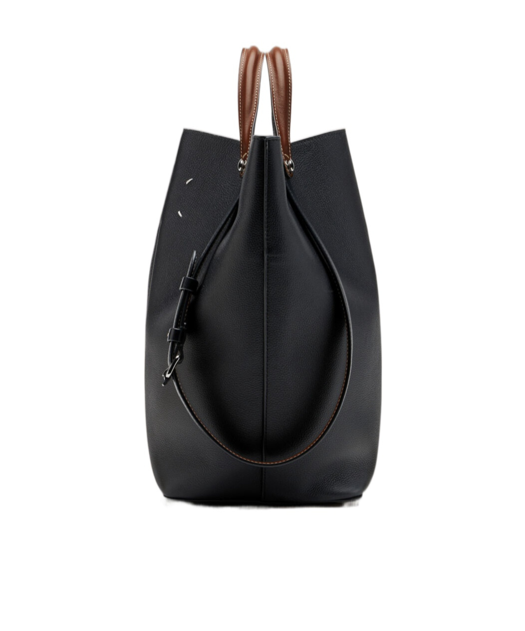Maison Margiela Medium Dress-age Shoulder Bag In Black
