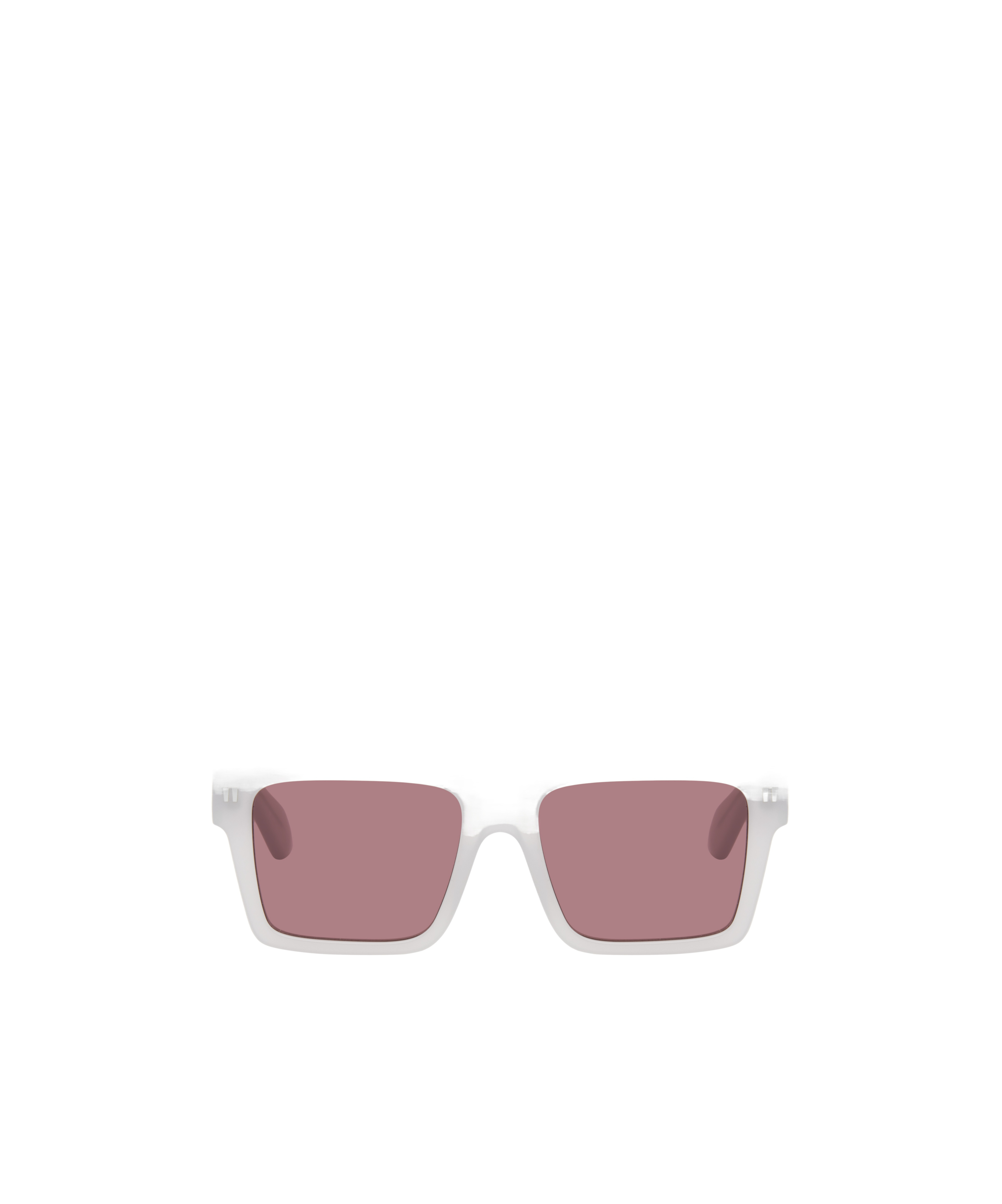Off-white Full Frame Sunglasses In Nude