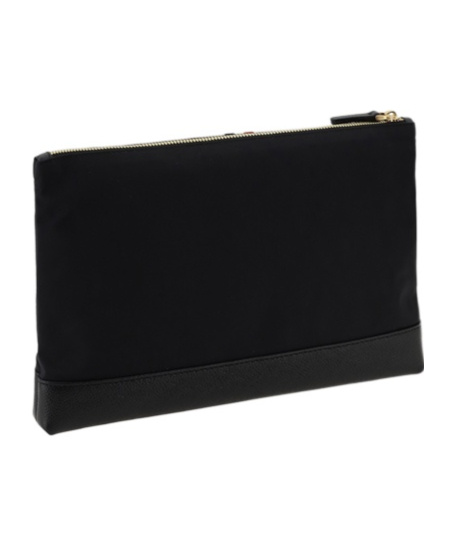 Thom Browne Zippered Clutch In Black
