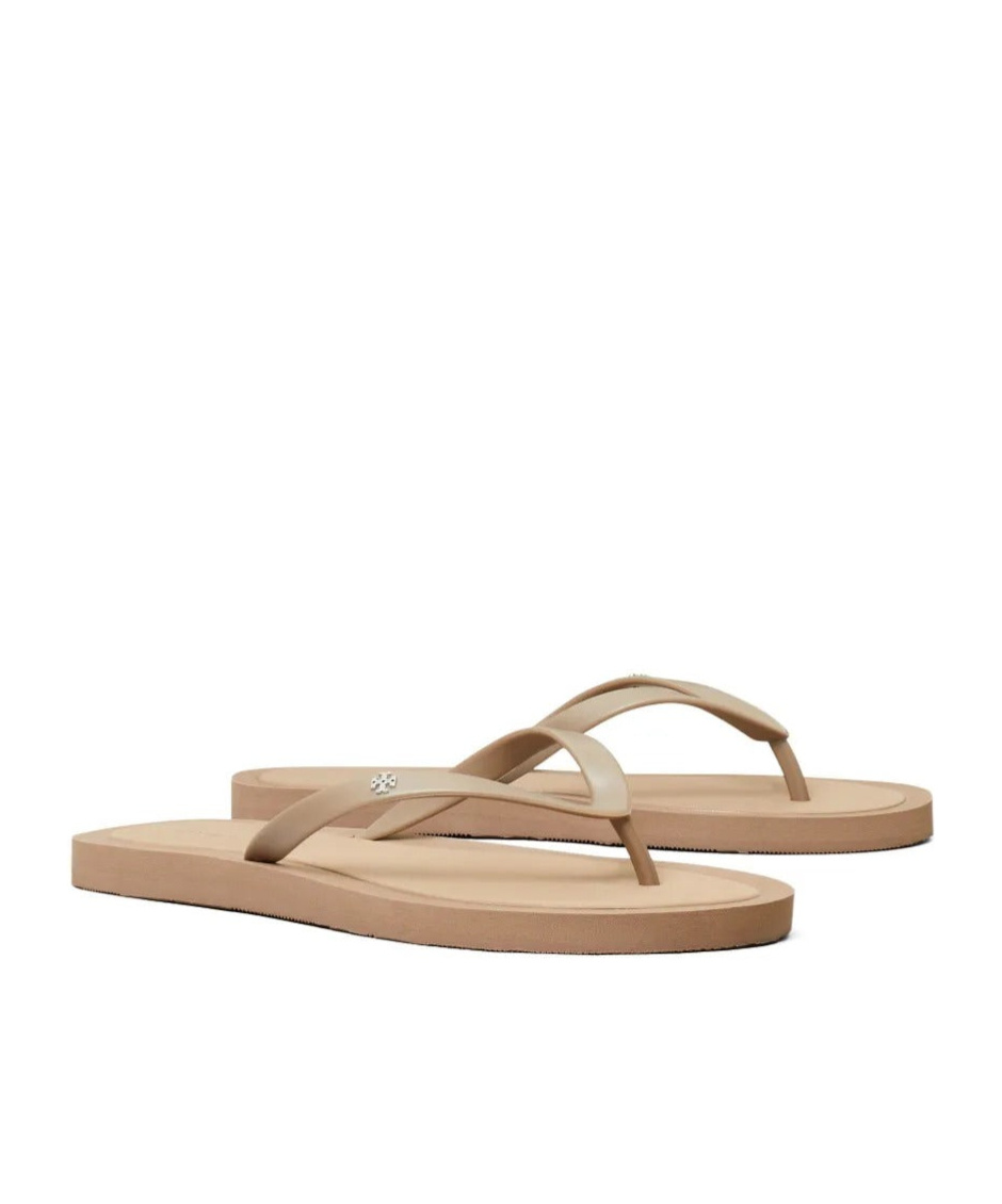 Tory Burch Kira Flip Flops In Animal Print