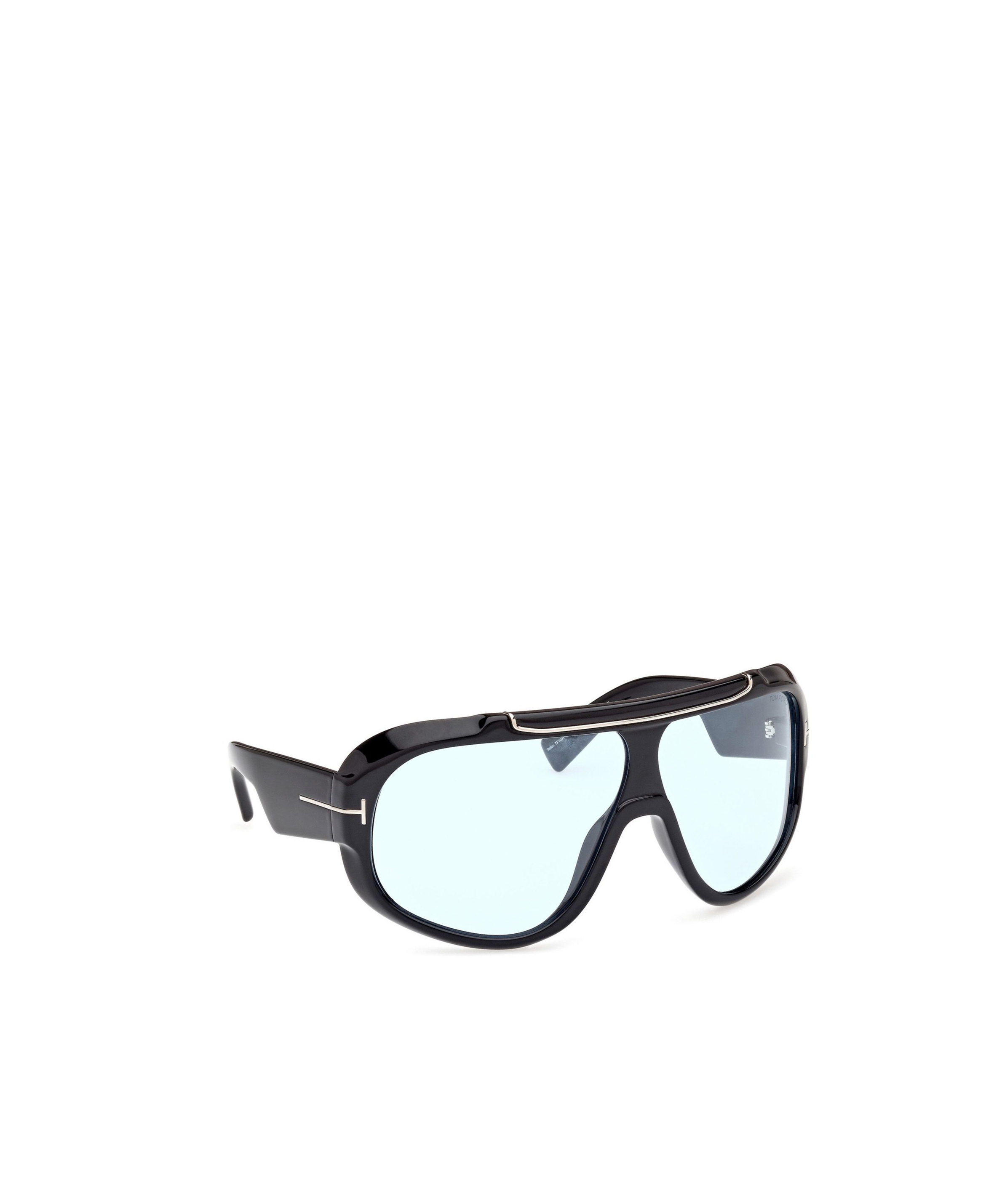 Tom Ford Logo Sunglasses In Blue