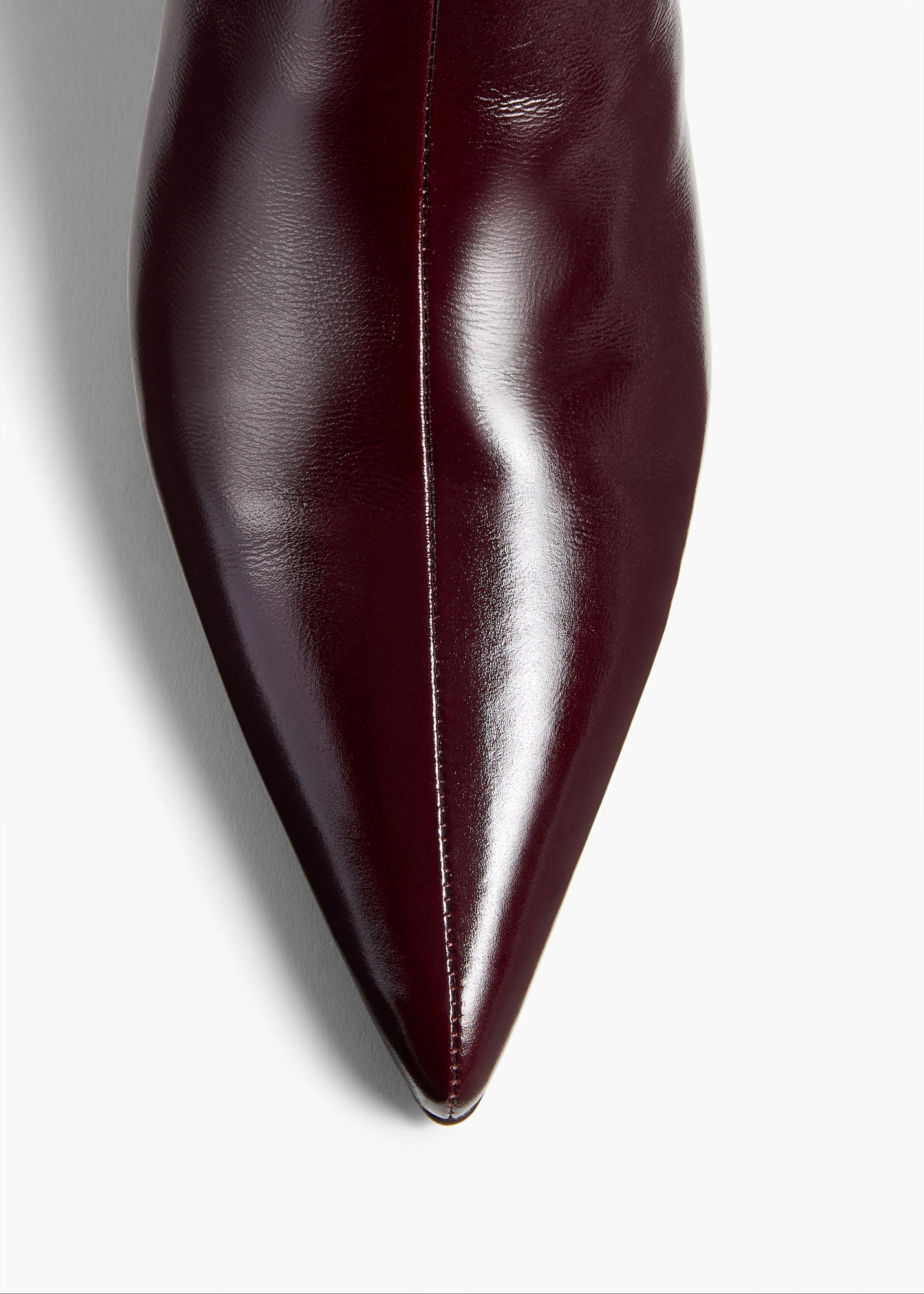 Khaite Sybil Ankle Boot In Burgundy