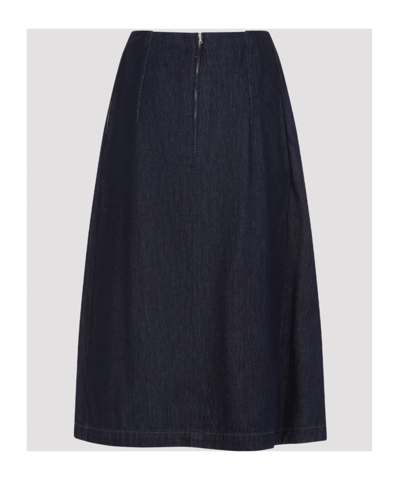 Dries Van Noten Pleated Style Skirt For Modern Wardrobe In Blue