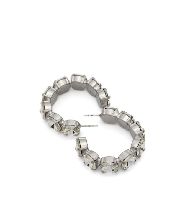 Forte Forte Loop Earrings In Metallic