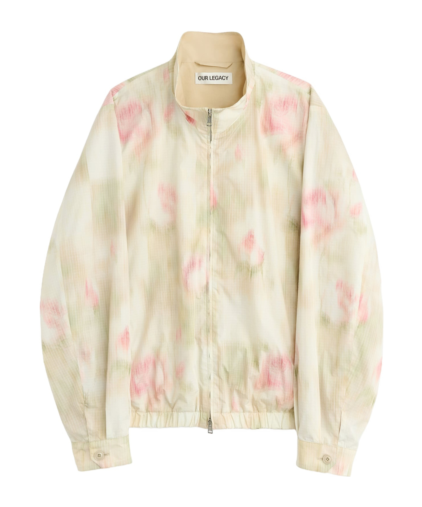 Our Legacy Casino Flower-print Ripstop Jacket In Nude