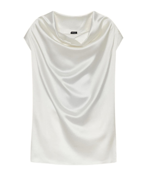 Kiton Pendant Blouse In White