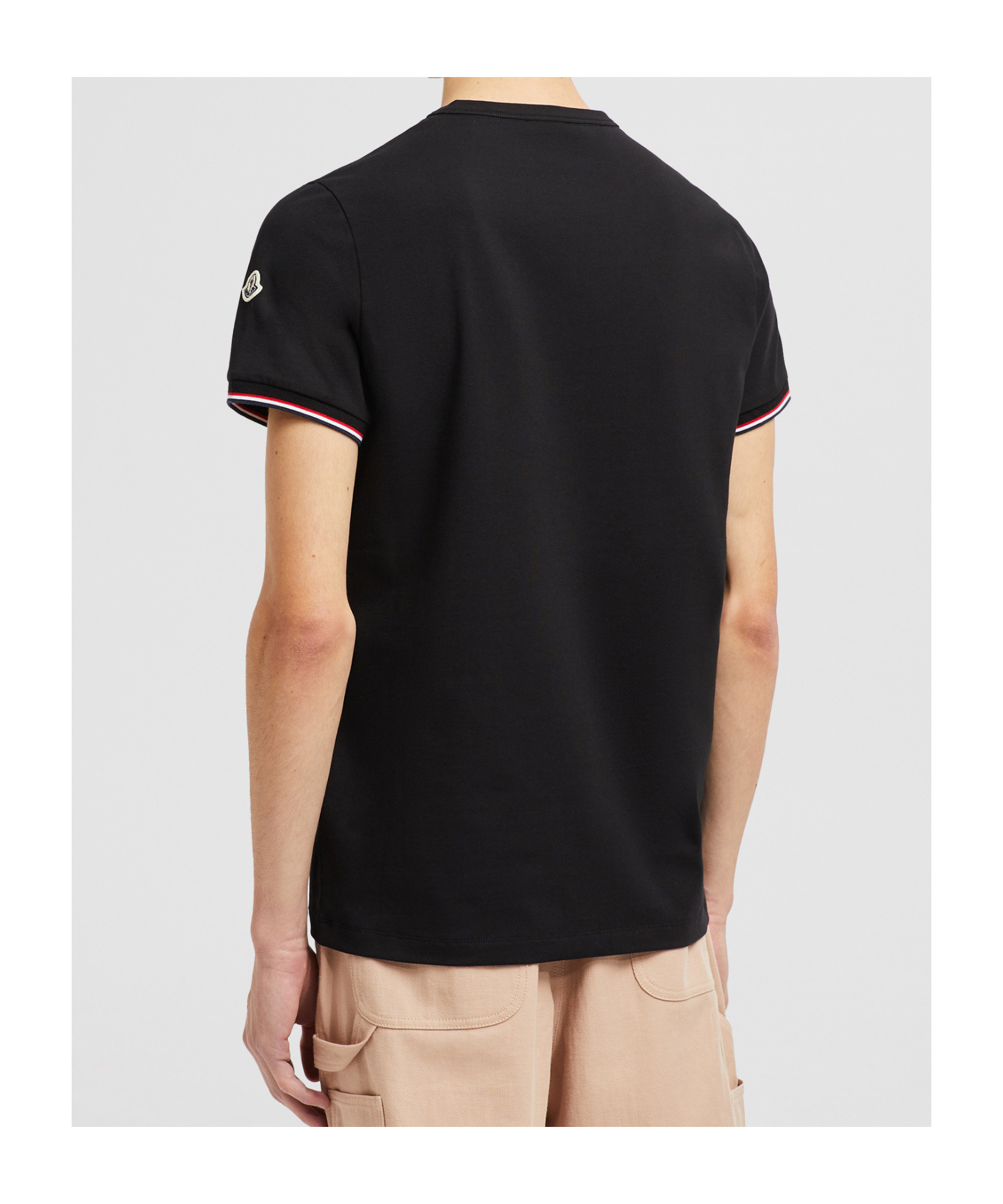Moncler Short-sleeved T-shirt In Black