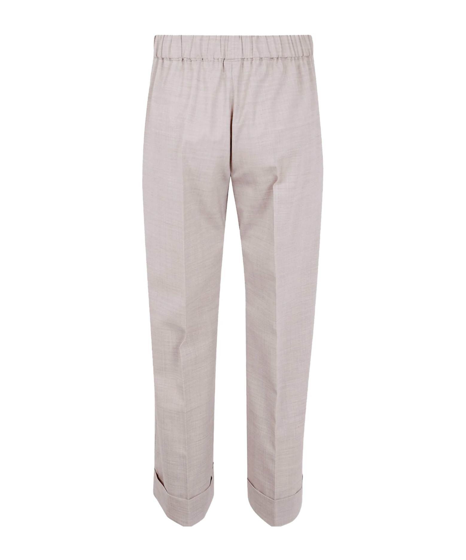 D Exterior D.exterior Flanel Merinos Short Trousers In White