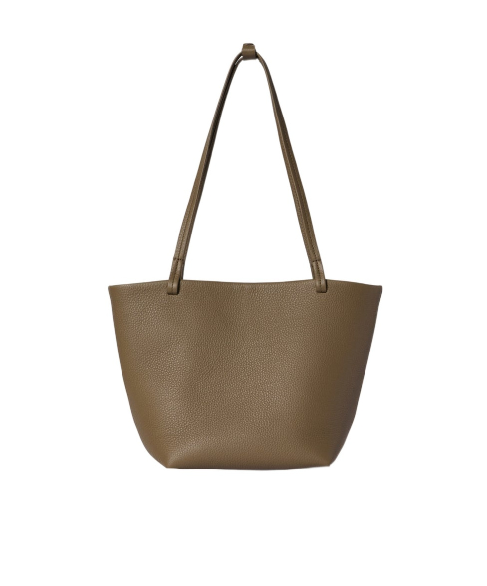 The Row Medium Park Tote Bag In Leather In Brown