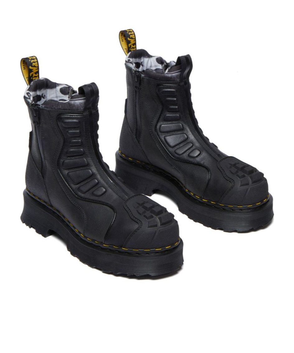Dr. Martens' Zippered Chelsea Boots In Black