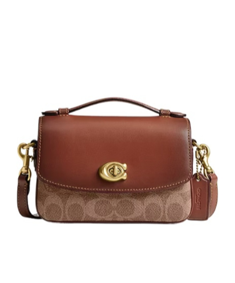 Coach Cassie Crossbody Bag 17 In Signature Canvas In Brown
