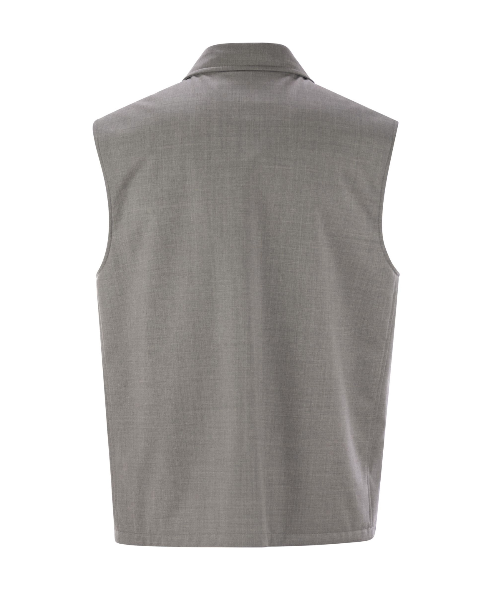 Brunello Cucinelli Padded Gilet In Gray