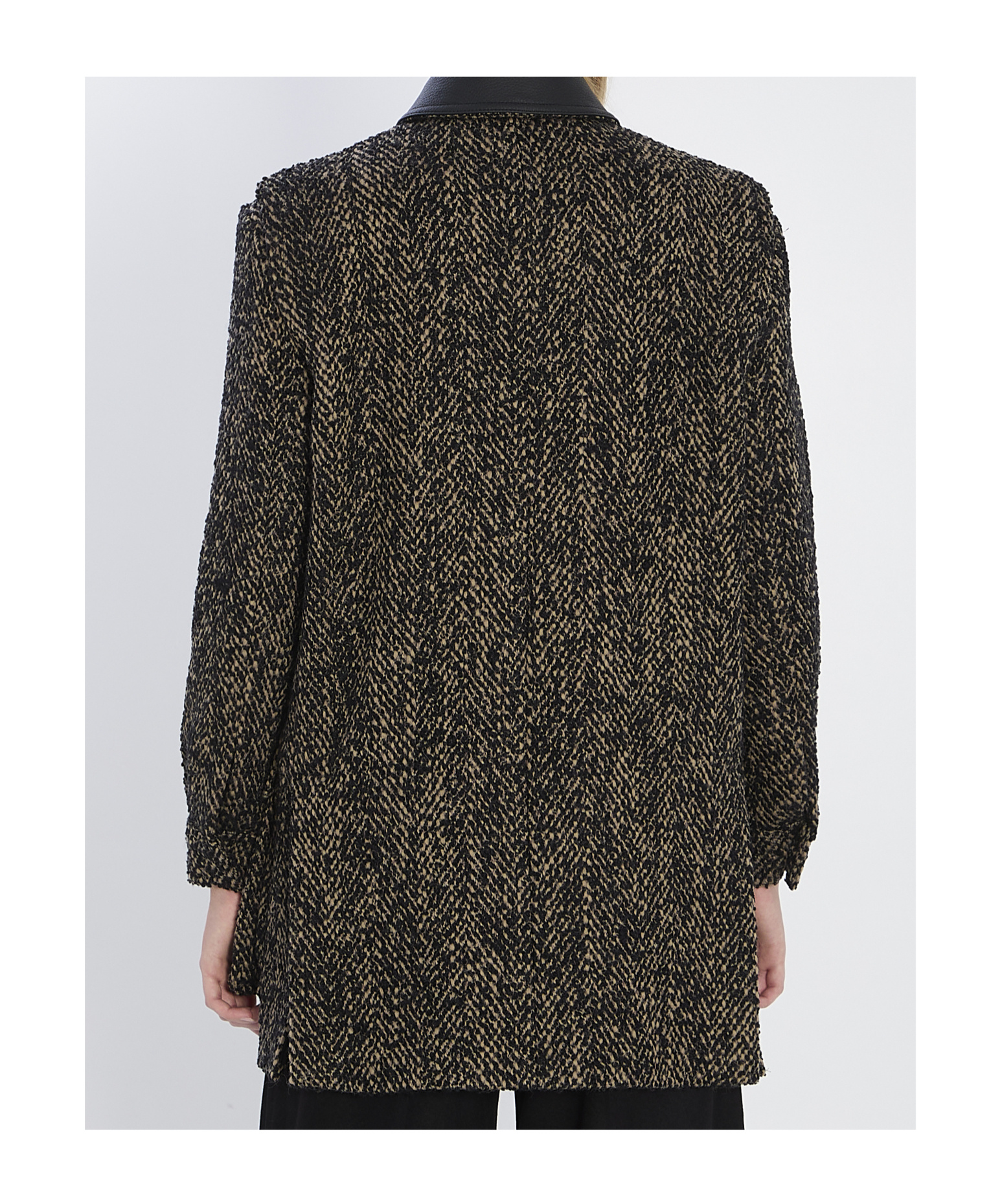 Max Mara Long-sleeved Casual Jacket In Gray