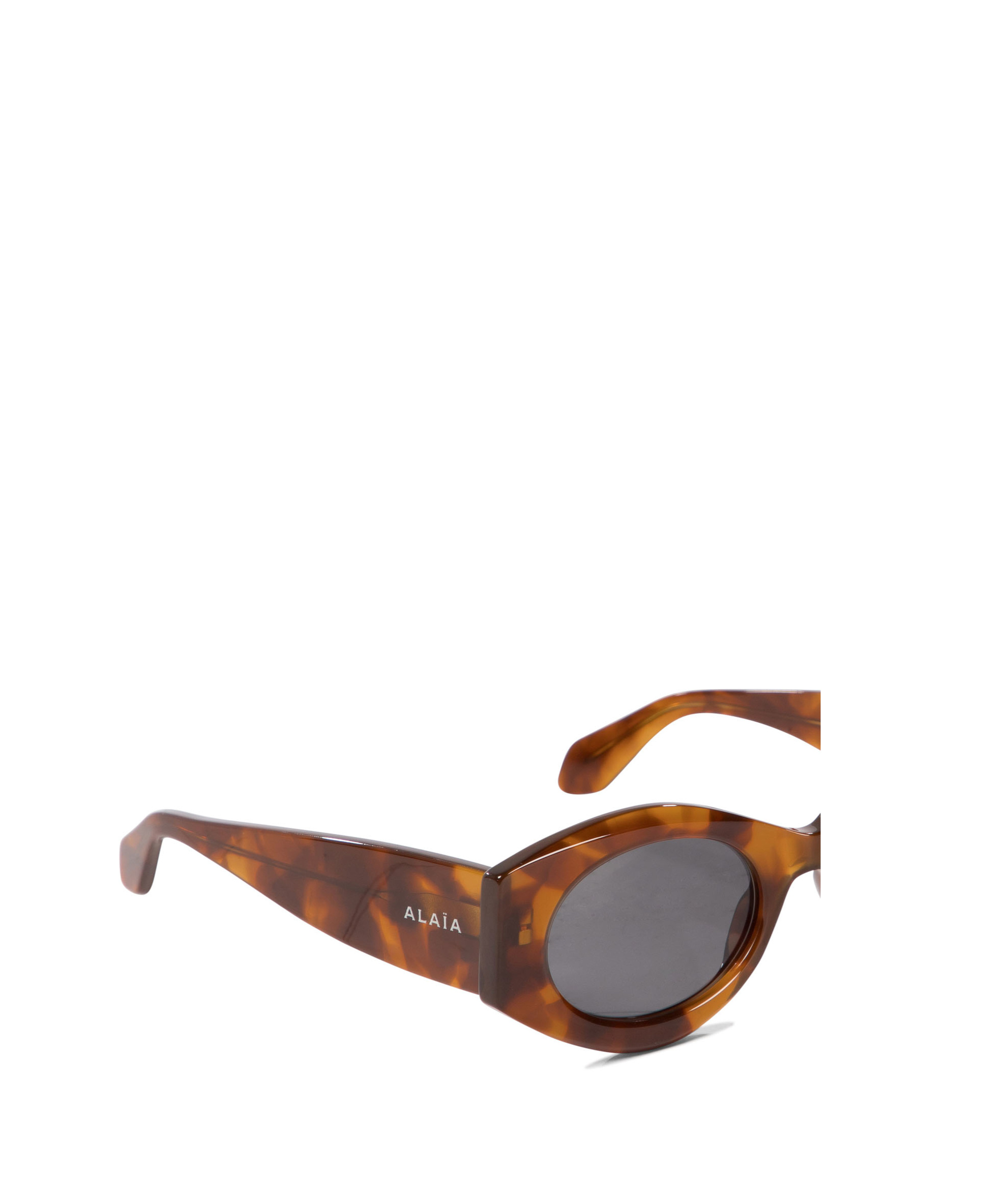 Shop Alaïa Cat Eye Frame Sunglasses In Gray