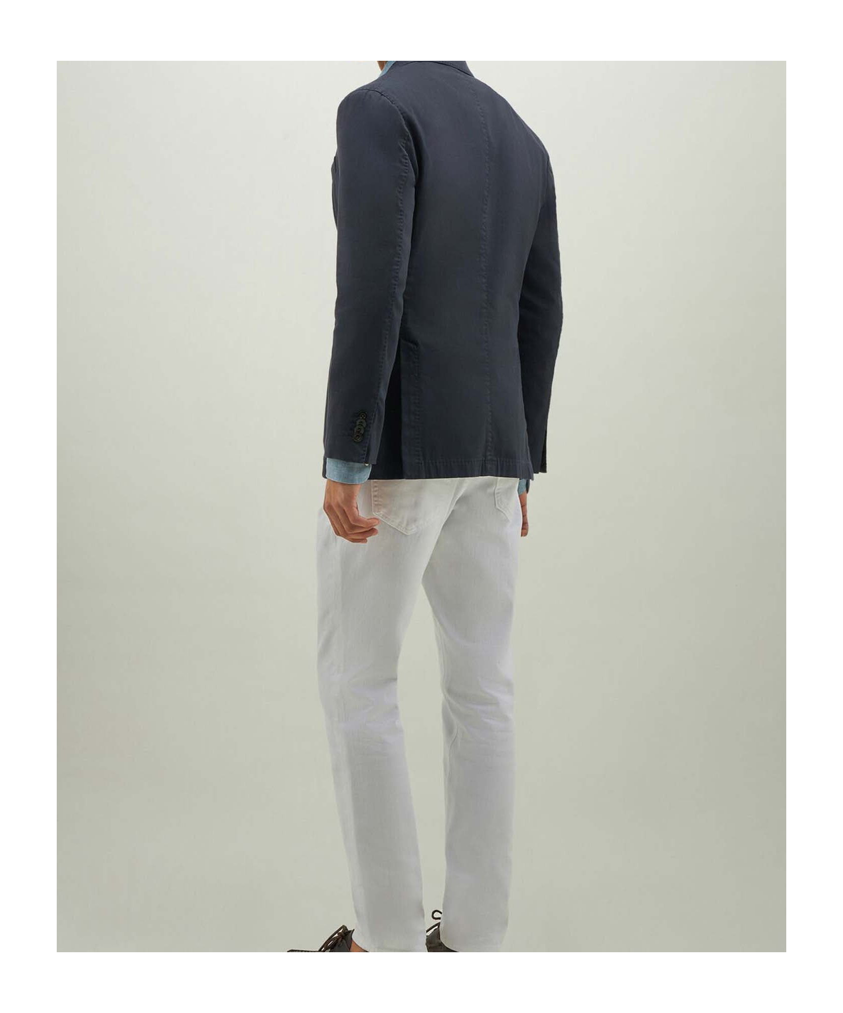 Boglioli Long-sleeved Suit Coat In Black