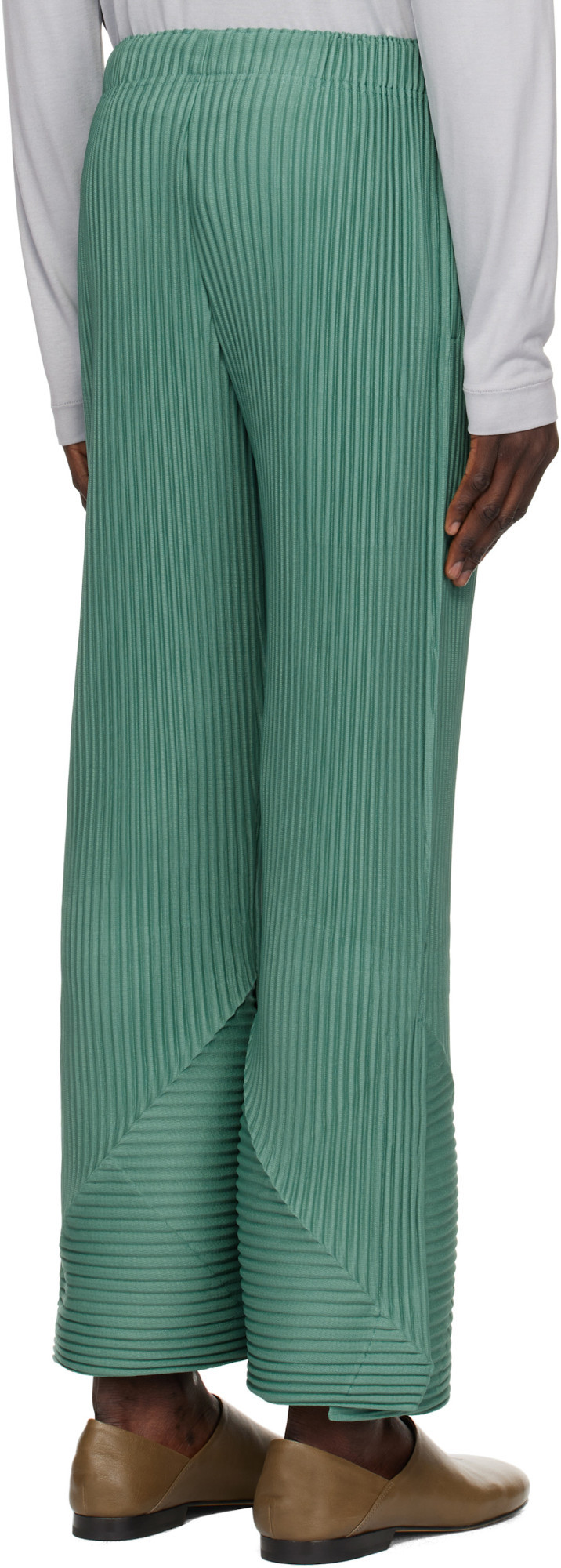 ISSEY MIYAKE PLEATED CASUAL PANTS