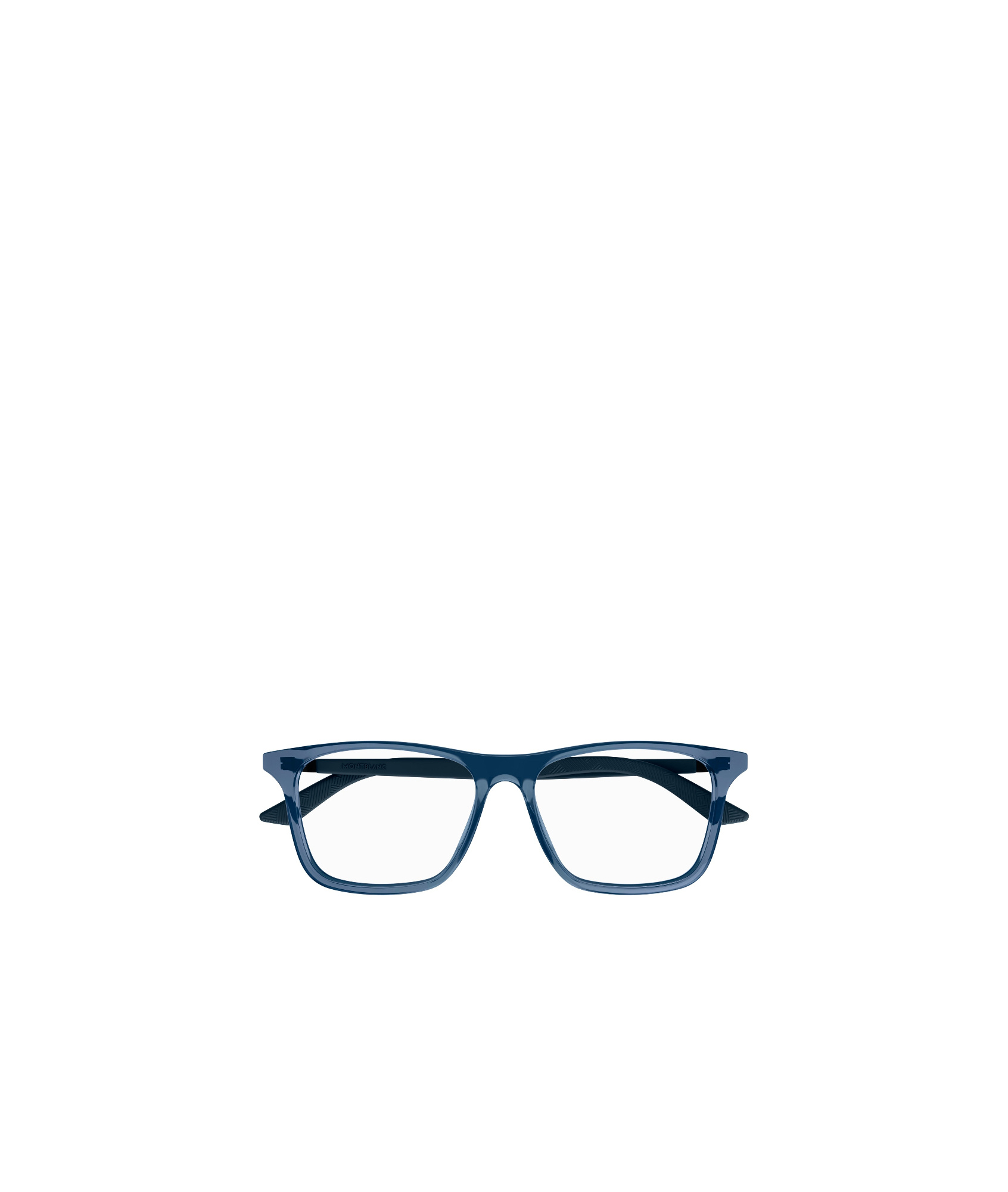 Montblanc Rectangle-frame Glasses In Blue