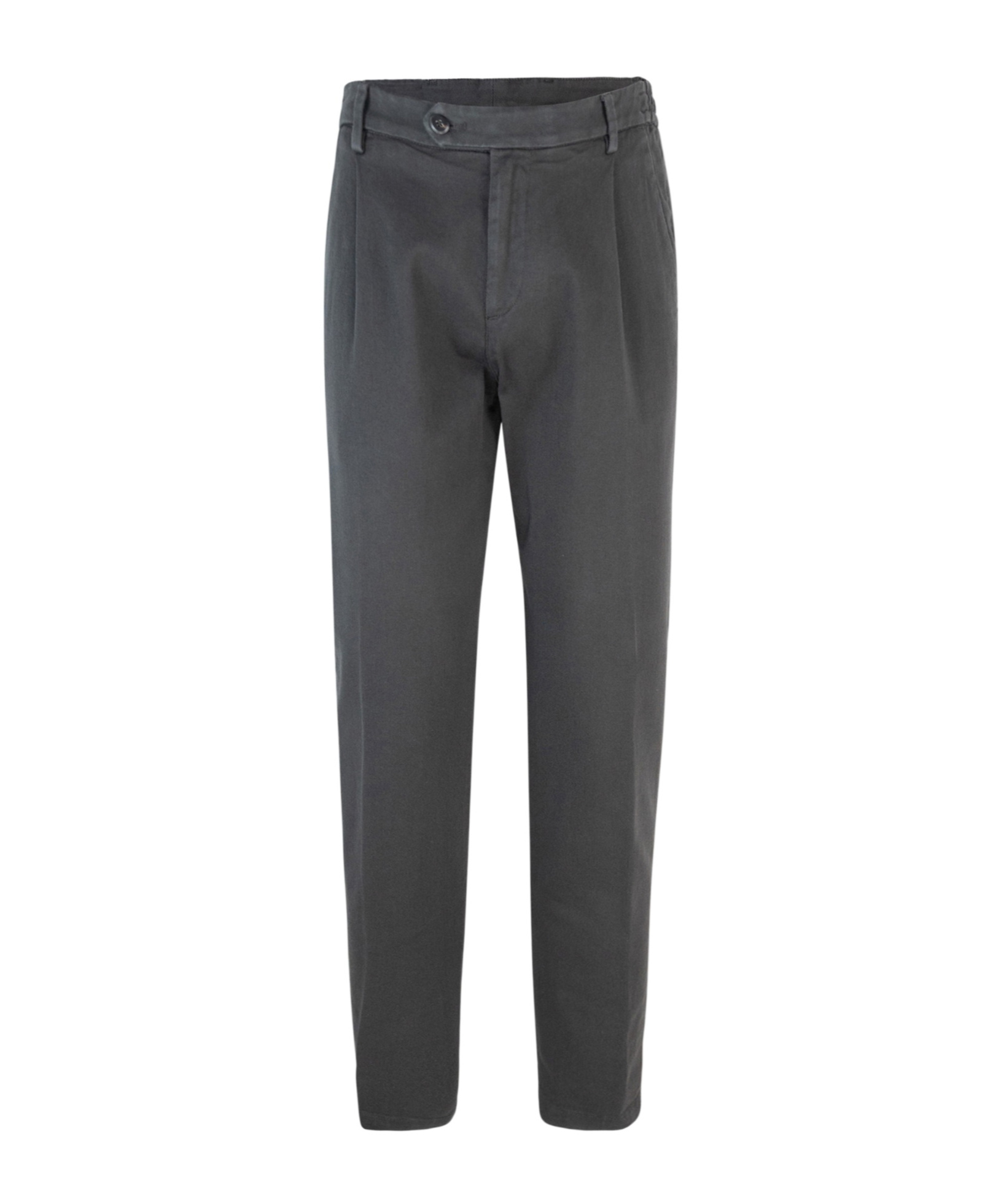 Eleventy Black Cotton Trousers