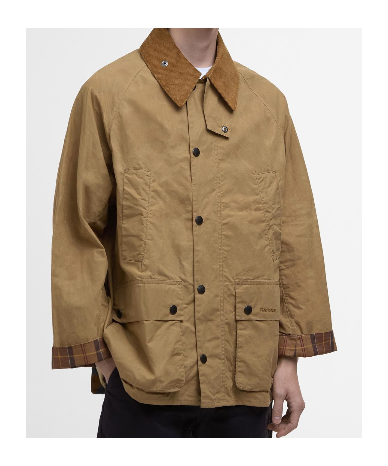 BARBOUR OVERSIZED BEDALE CASUAL JACKET