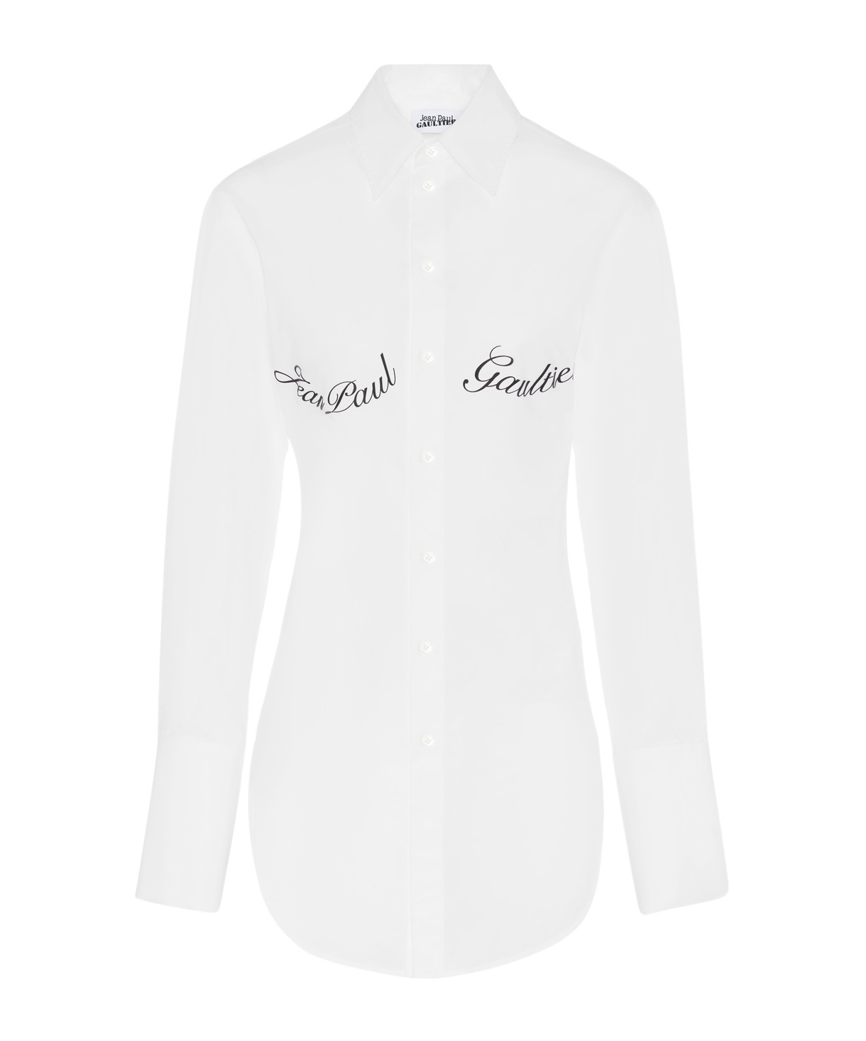 Jean Paul Gaultier Button-down Long-sleeved Shirt In Multi