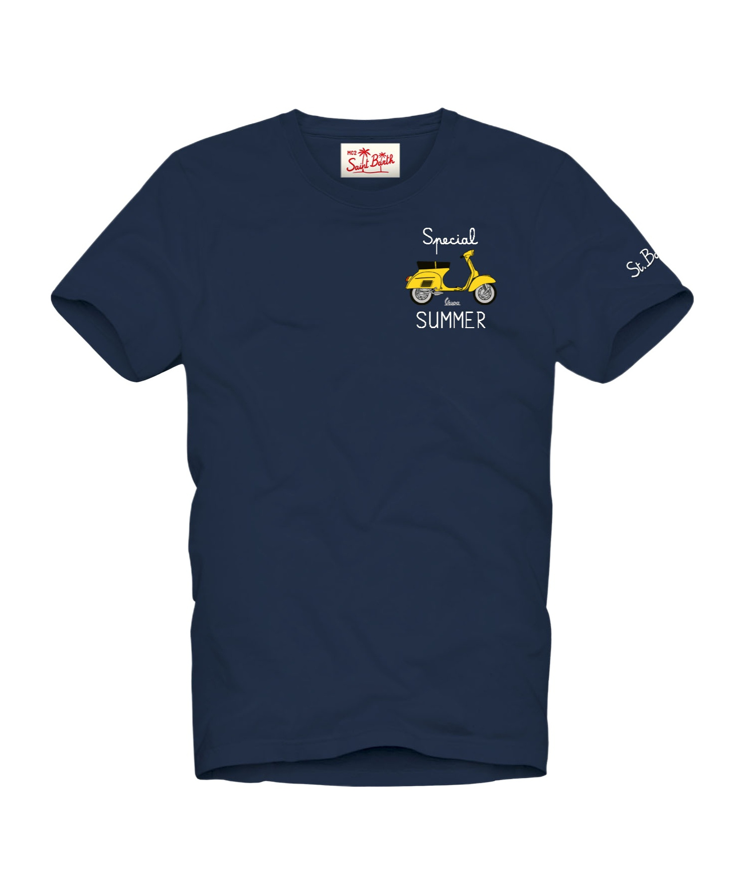 MC2 SAINT BARTH X VESPA GRAPHIC-PRINT T-SHIRT