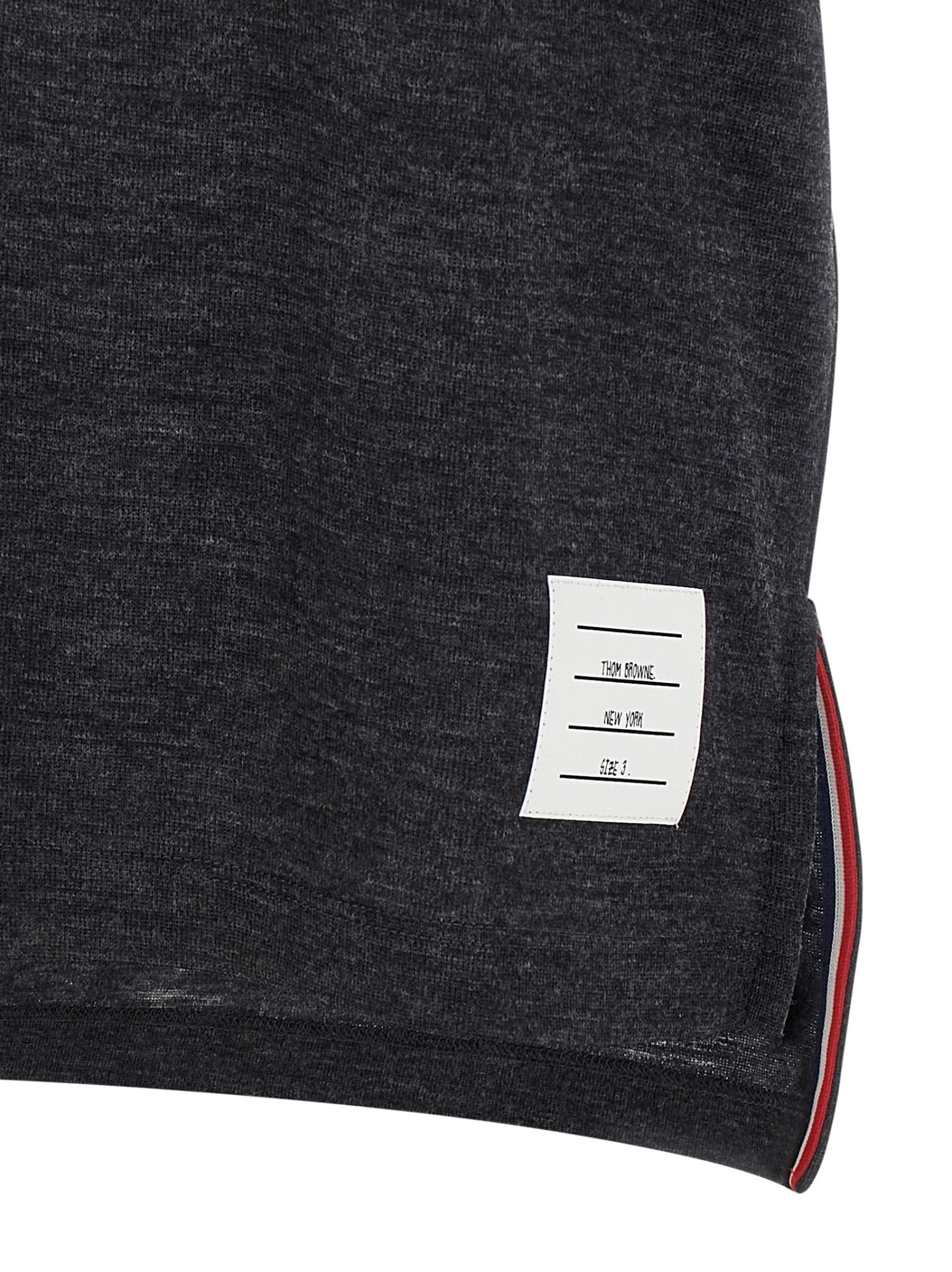 Thom Browne 4-bar Virgin Wool Jersey Polo In Blue