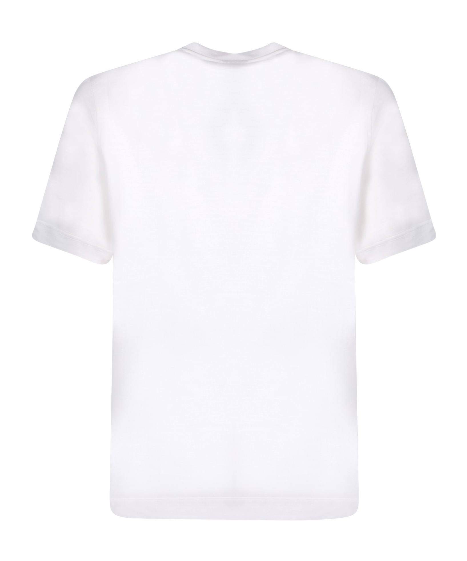Zegna Ermenegildo  Crewneck Straight Hem T-shirt In White