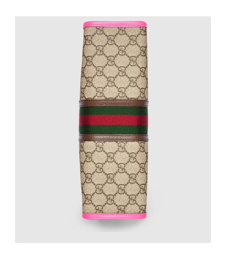 Gucci Ophidia Gg Clutch Bag In Nude