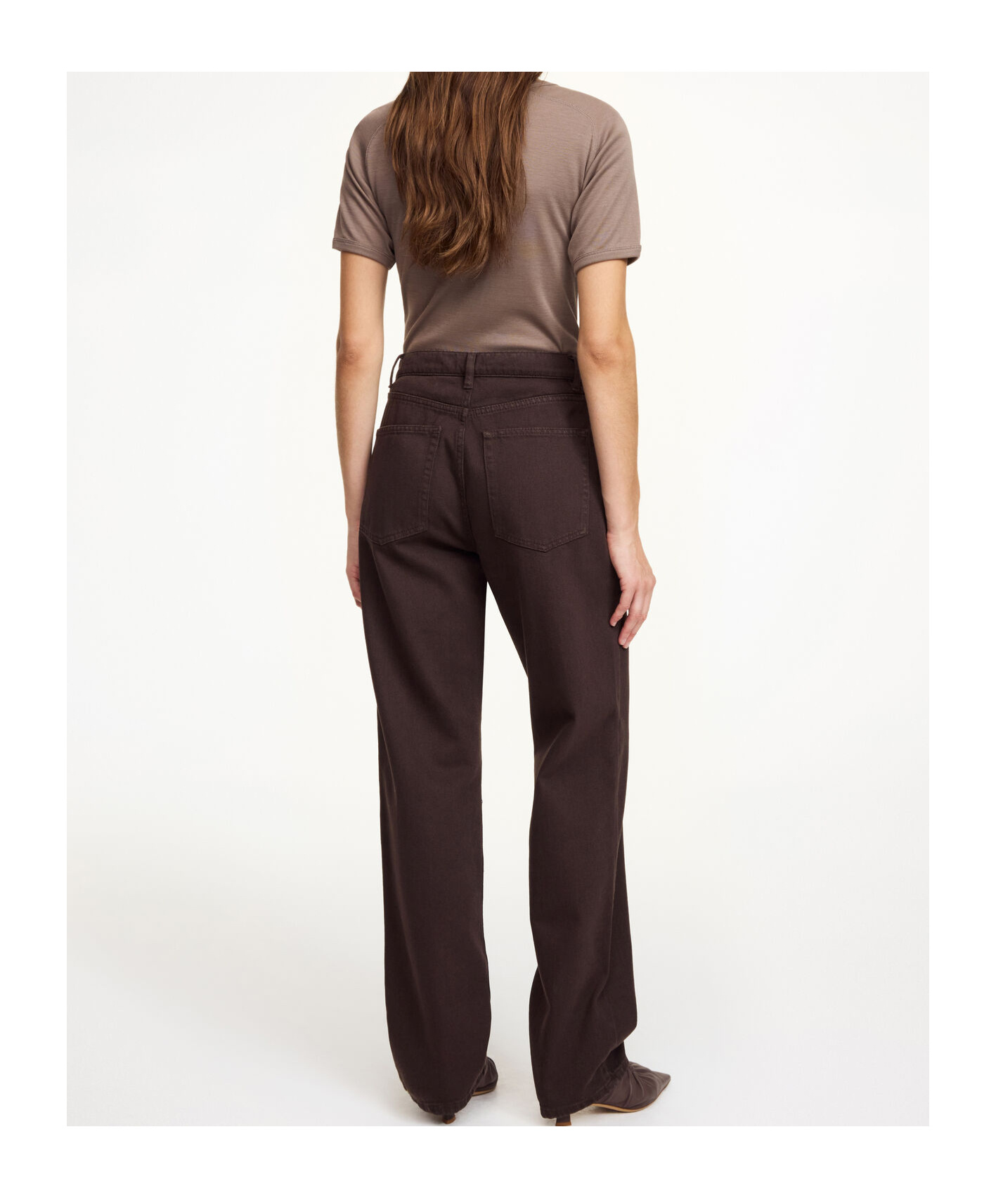 By Malene Birger Chicago Organic Cotton Jeans In Brown