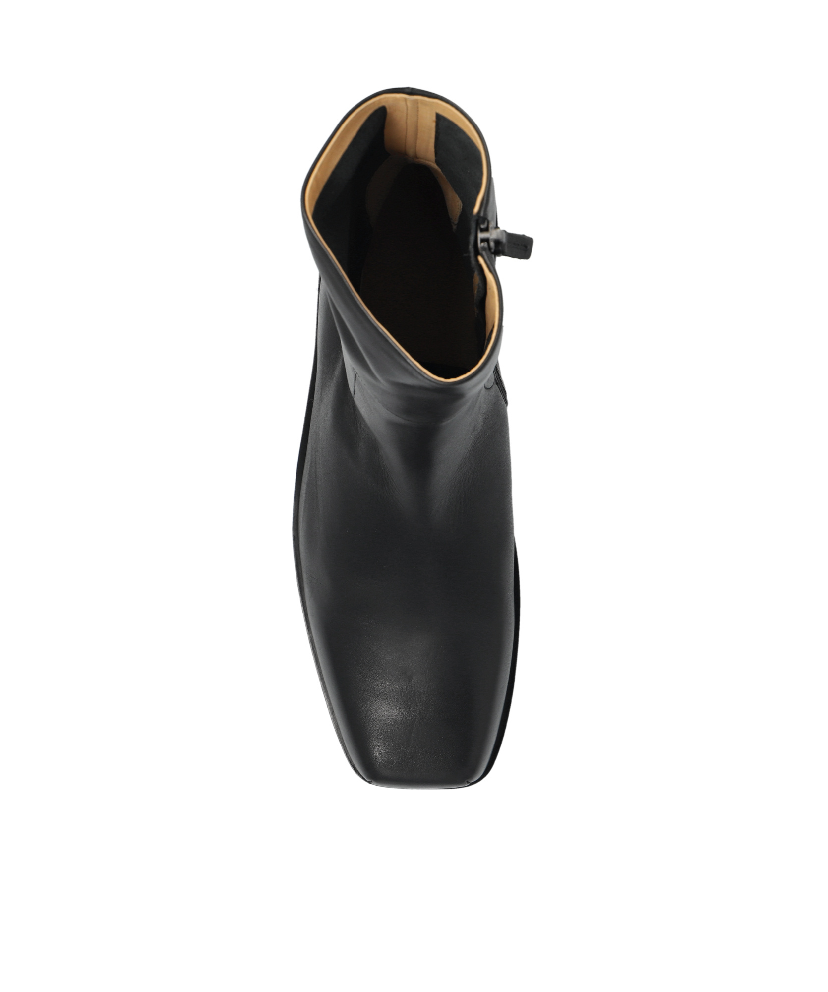 Marsèll Square Toe Zipped Boots In Black