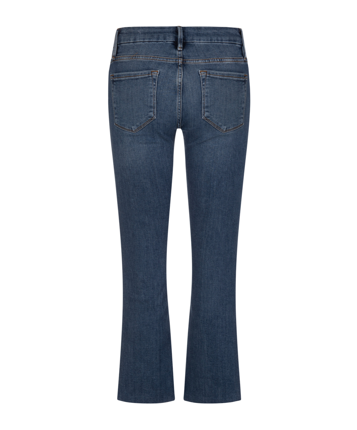 Frame Le Crop Bootcut Jeans In Blue