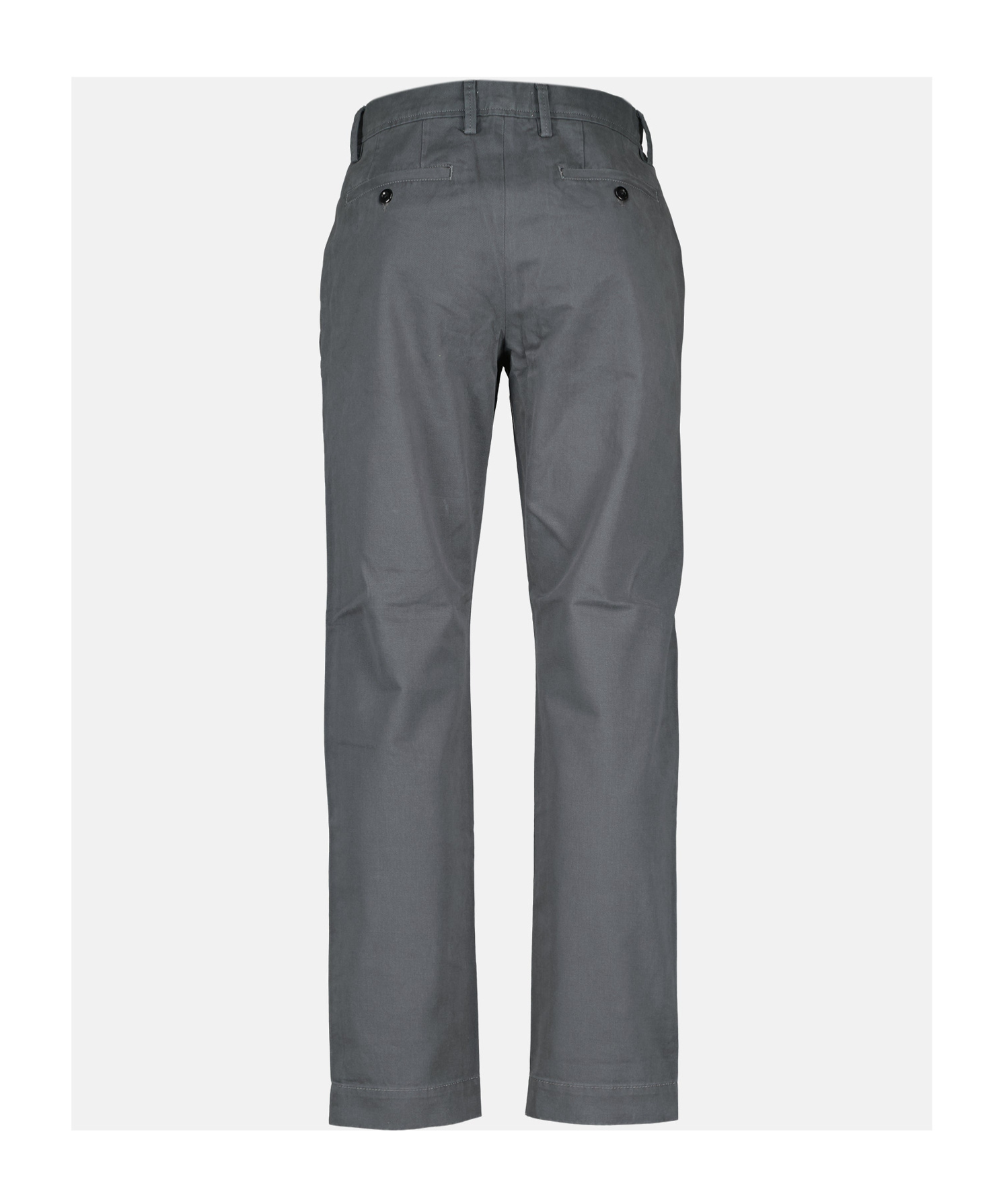 Officine Generale Button-fastening Chino Trousers In Gray