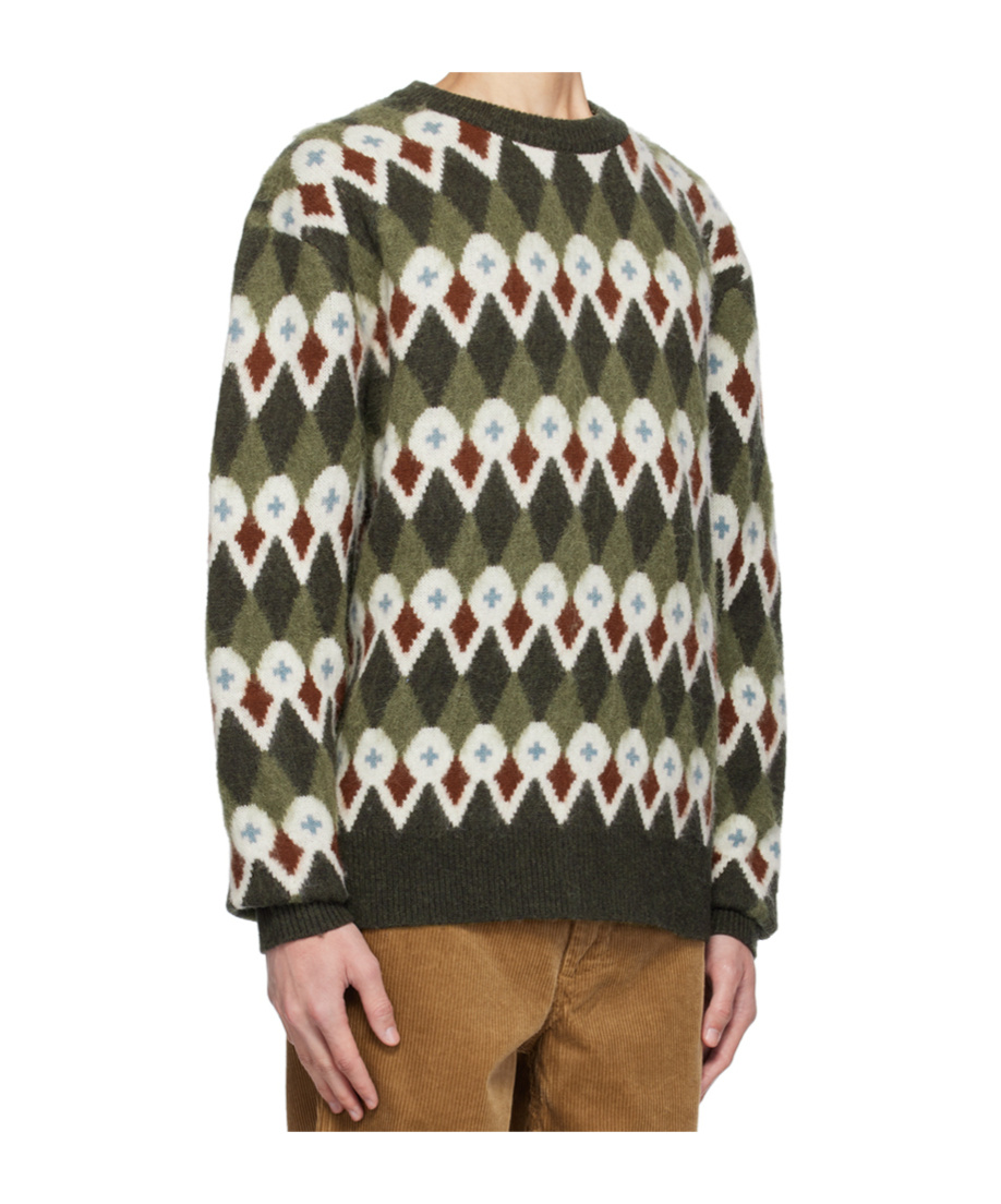 Norse Projects Rune Jacquard Pattern Sweater In Multicolor