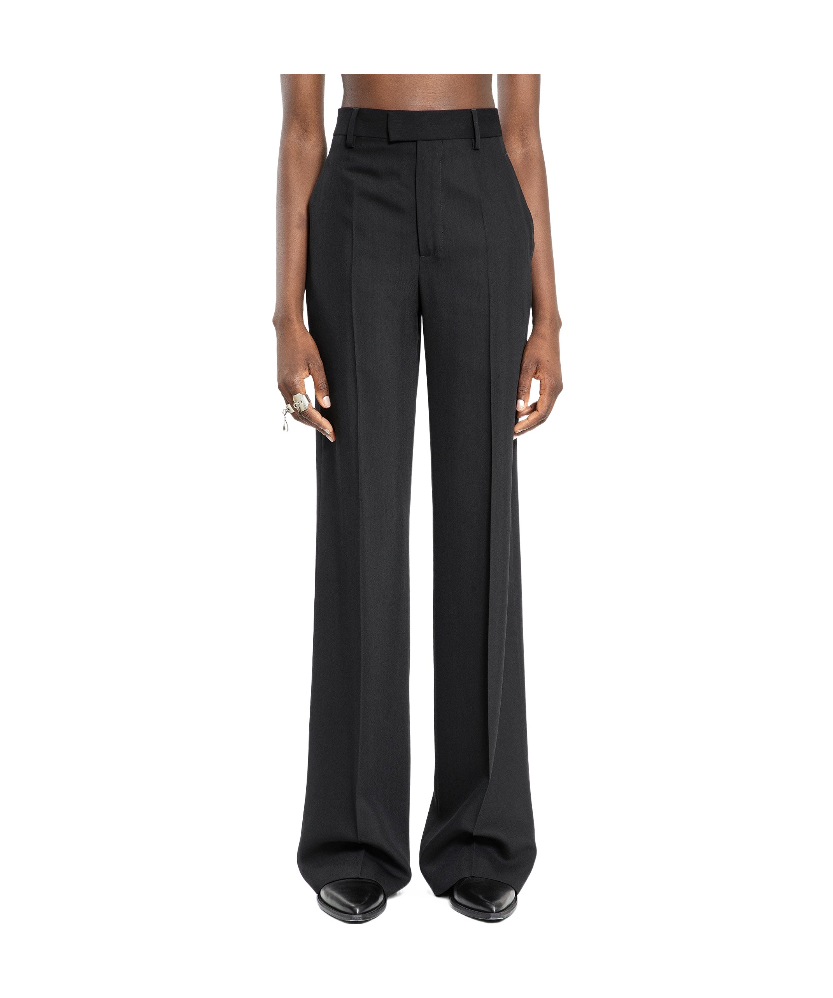 Ann Demeulemeester Belt Loops Slacks