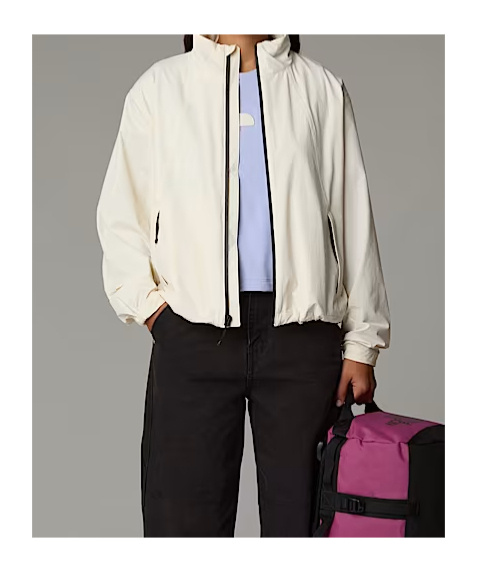 Shop The North Face North Dome Wind Jacket In White