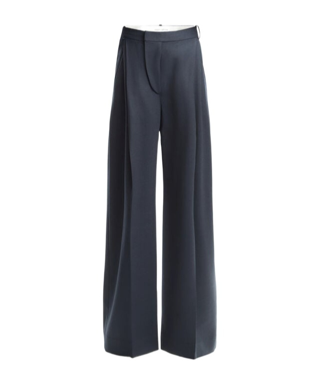 Victoria Beckham Belt-loop Casual Pants In Black