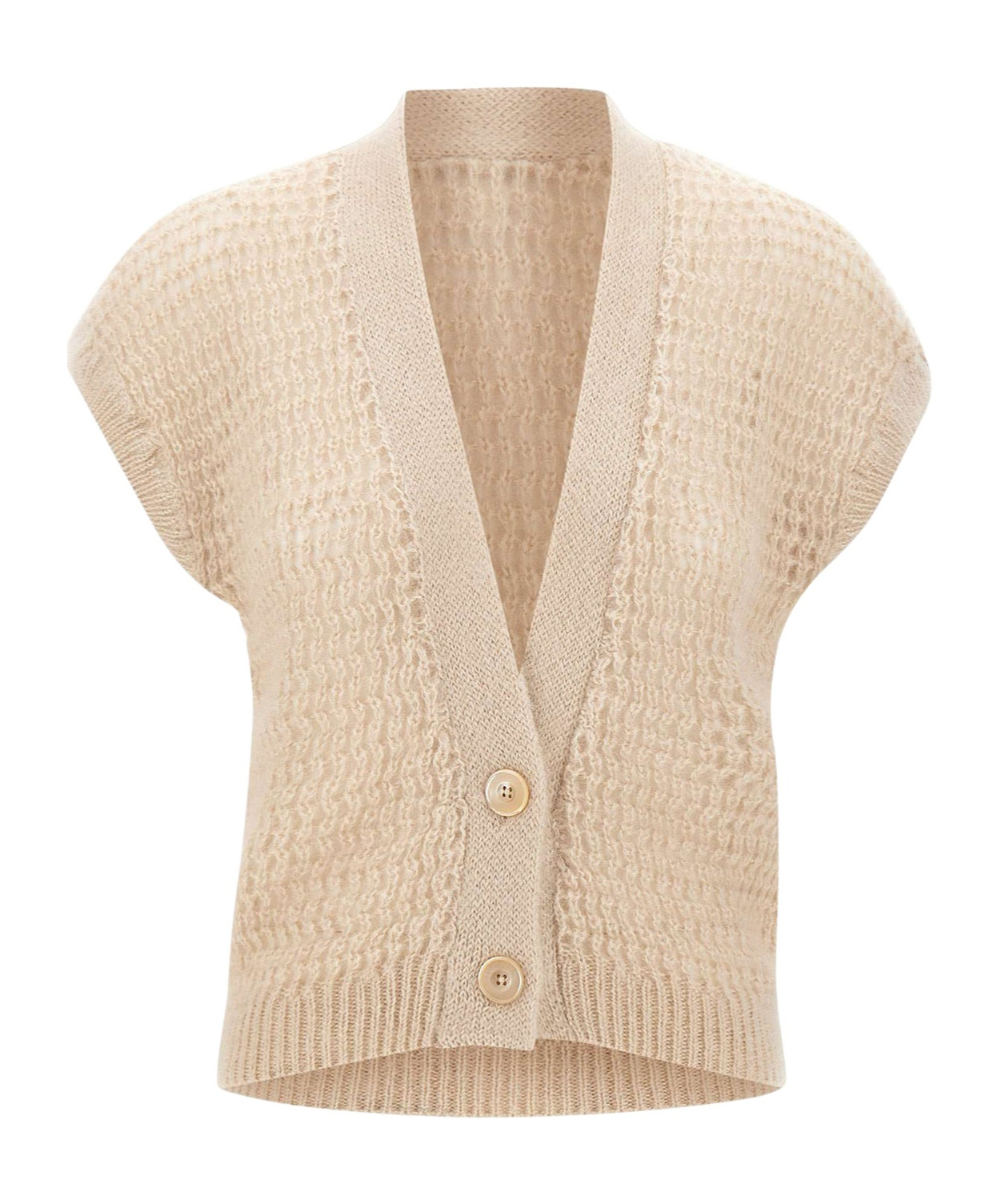 Eleventy Sleeveless Knitwear In Nude