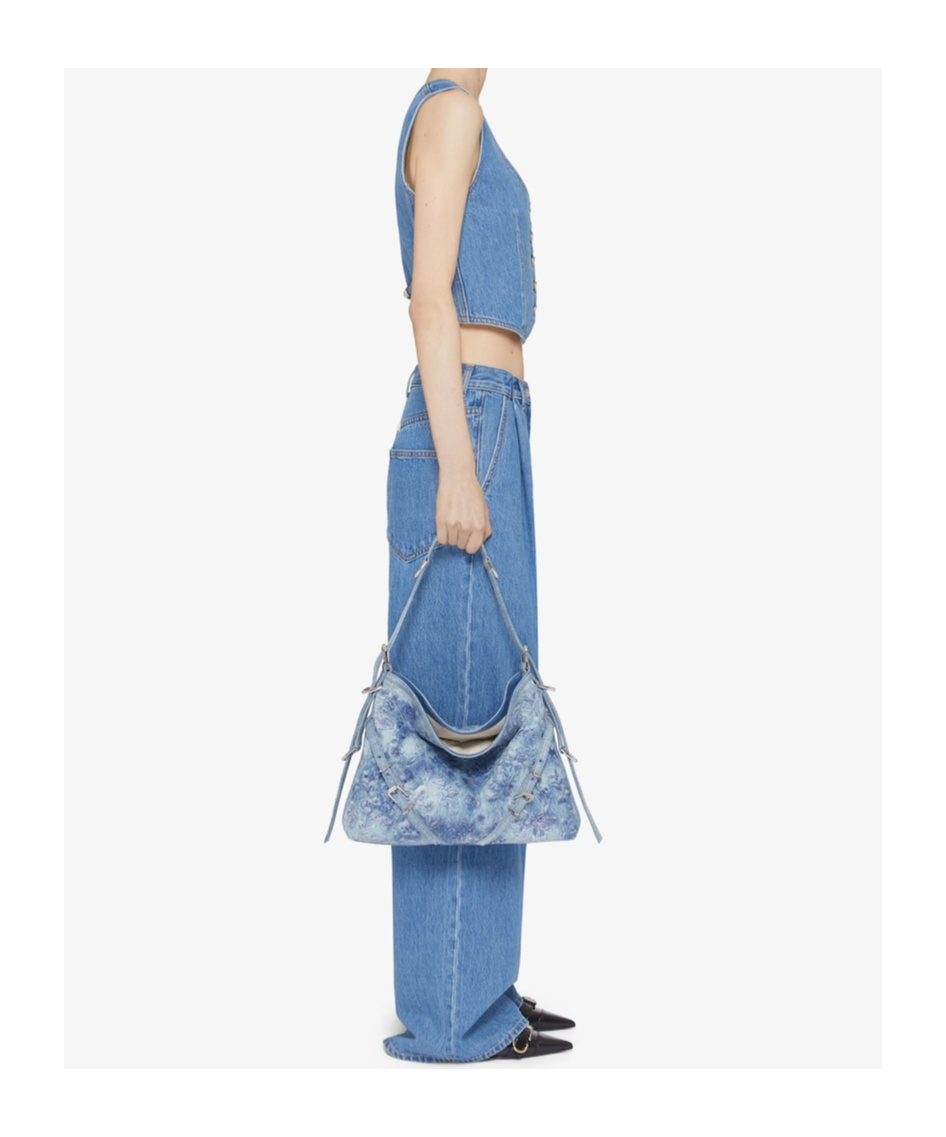 Givenchy Blue Oversized Jeans In Blue