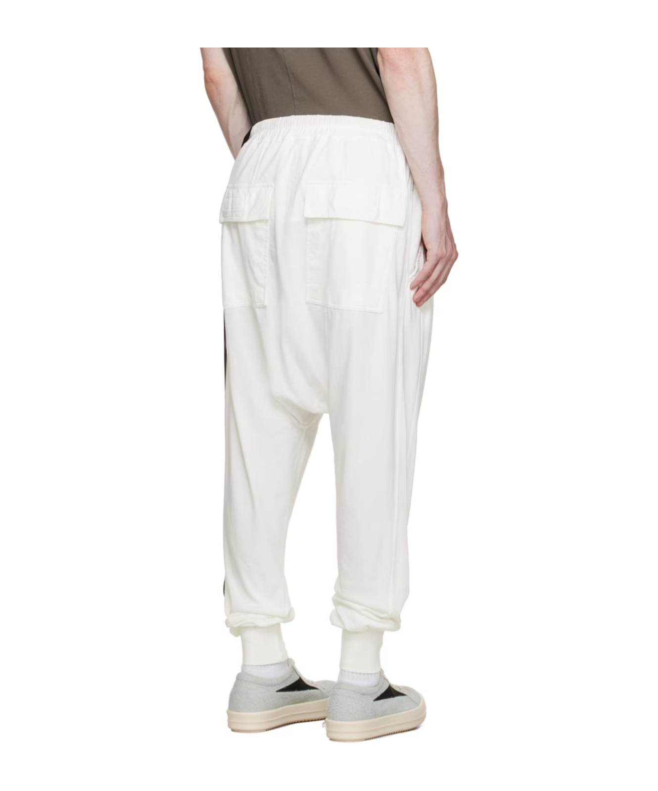 Rick Owens Drkshdw Rope Sweatpants In White