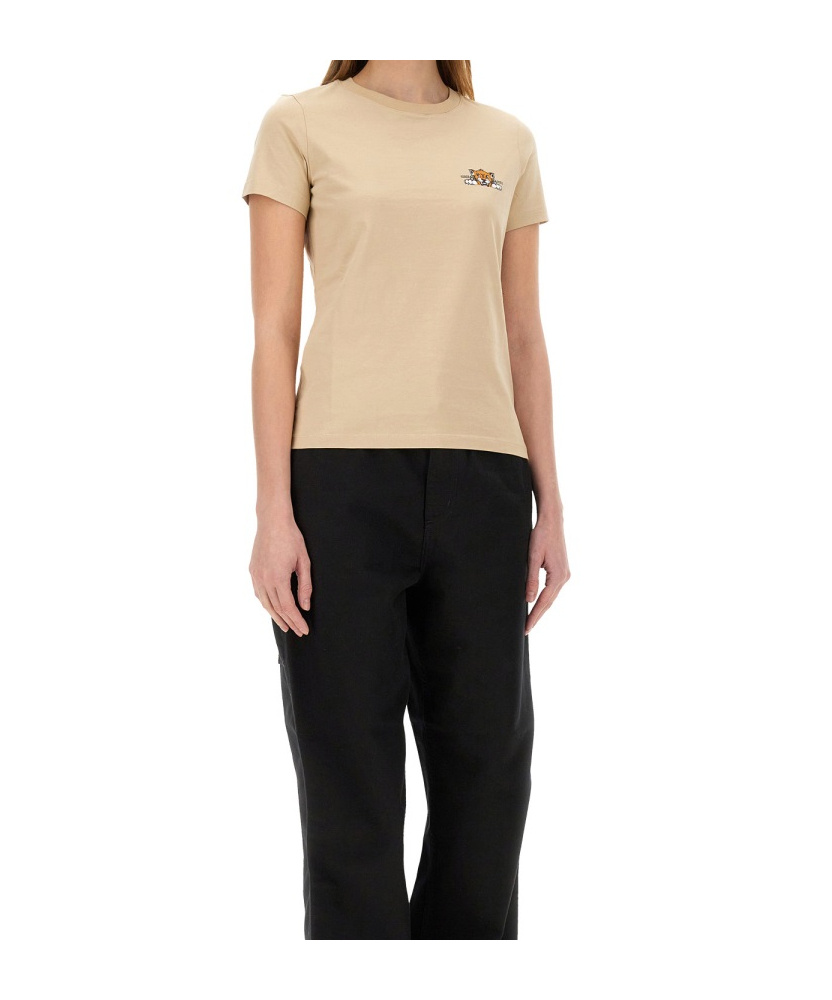Kenzo Happy Tiger T-shirt In Nude