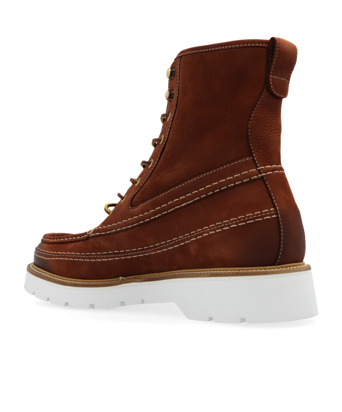 Dsquared2 Logo Boots In Brown