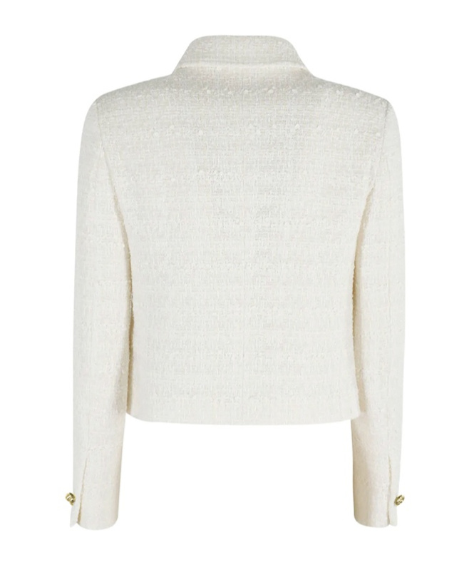 Tagliatore Lapel Jacket In White