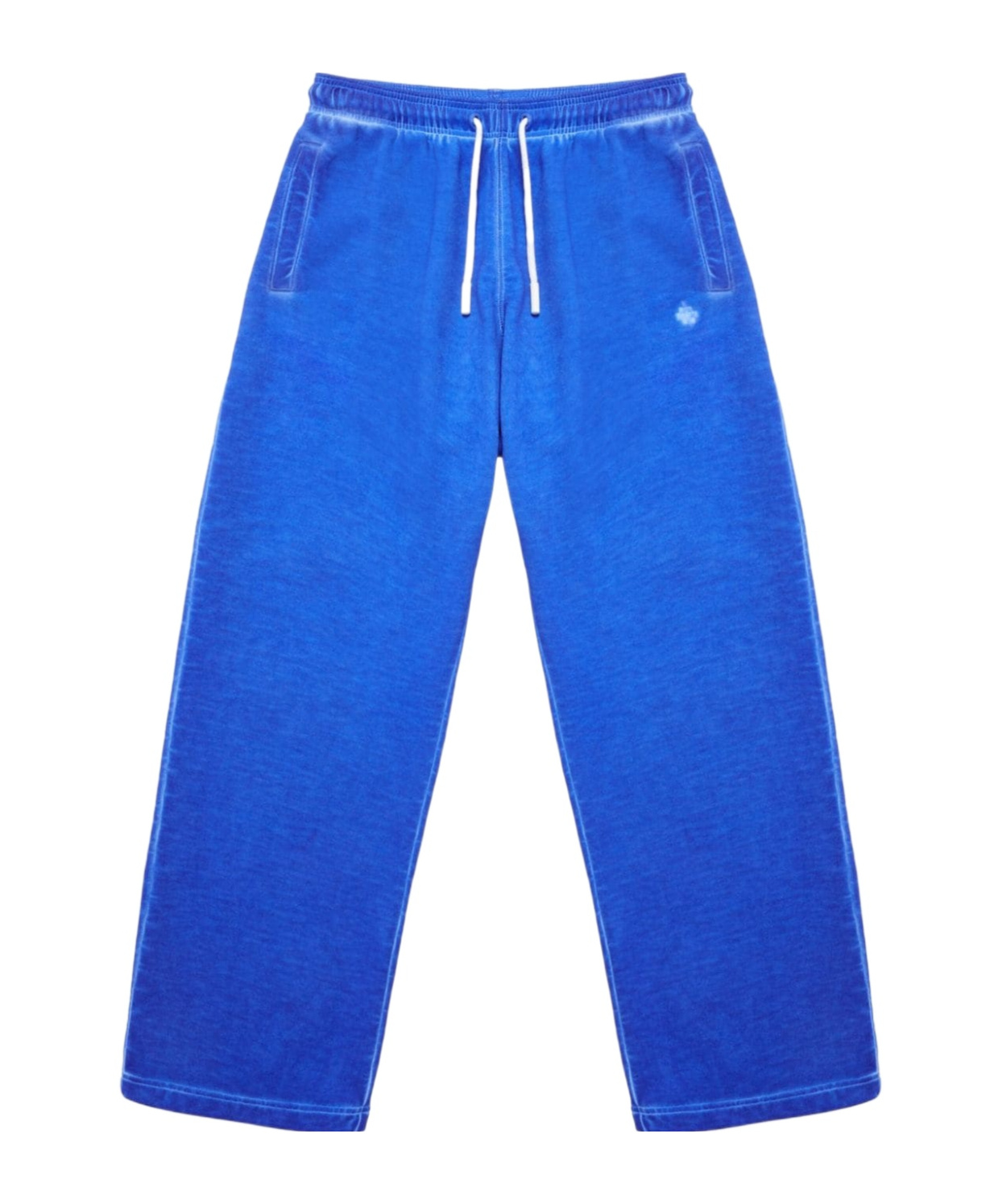 Marcelo Burlon County Of Milan Cross Drawstring Track Pants In Blue