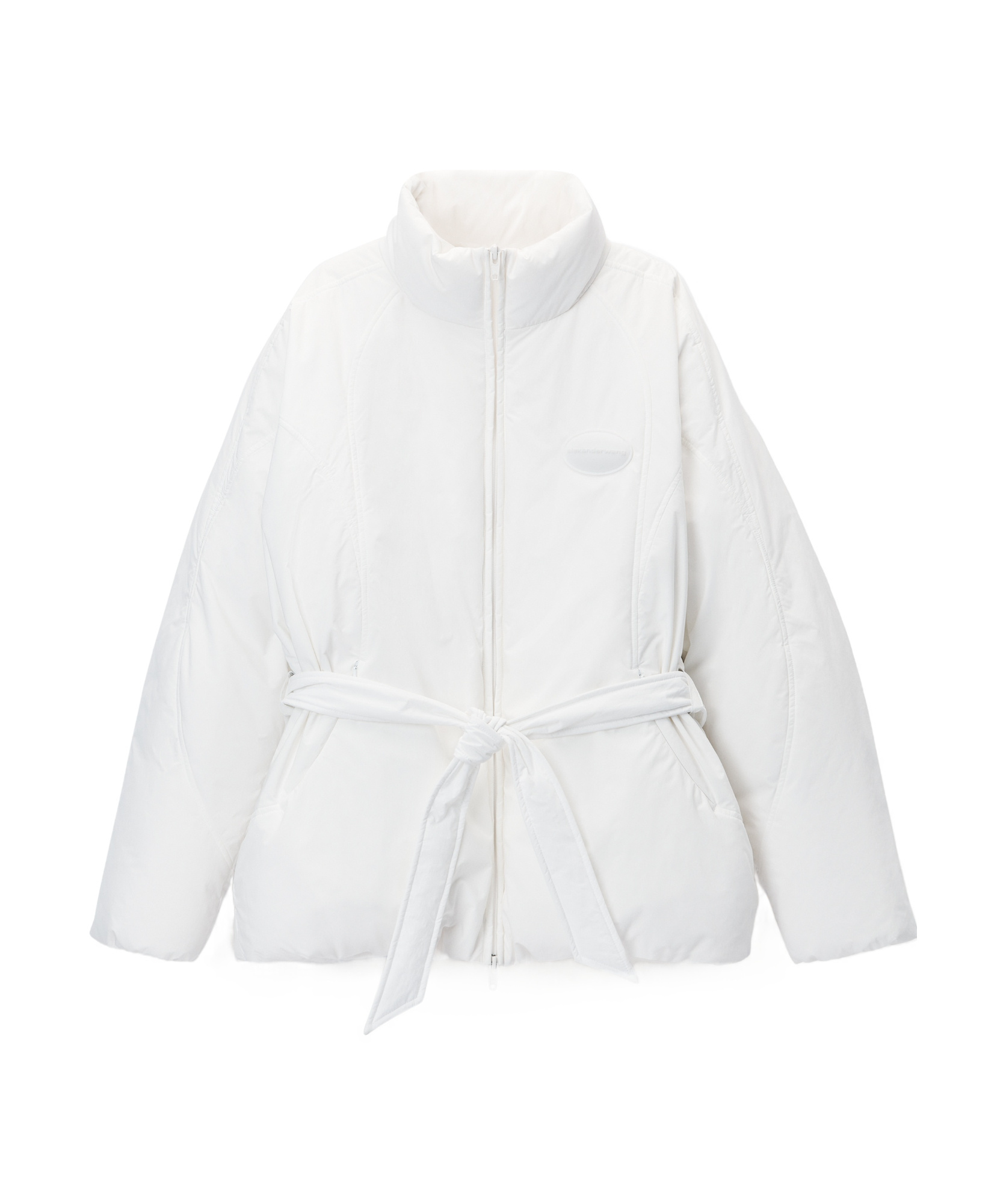 Alexander Wang Decorative Filled Down Jacket In White